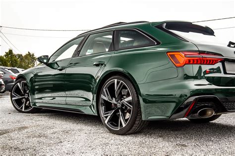 Goodwood Green Audi Rs6 Avant C8