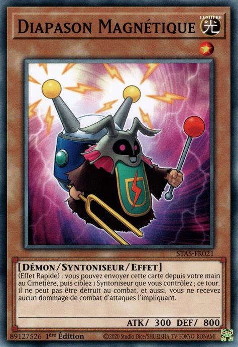 Stas Fr Diapason Magn Tique Yu Gi Oh