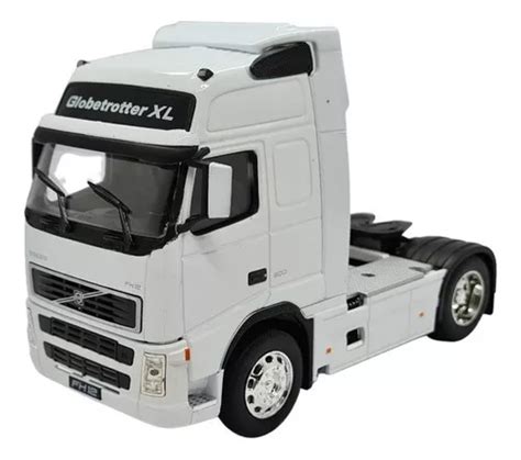 Miniatura Caminhão Volvo Fh 12 Globetrotter Branco 1 32 Frete grátis