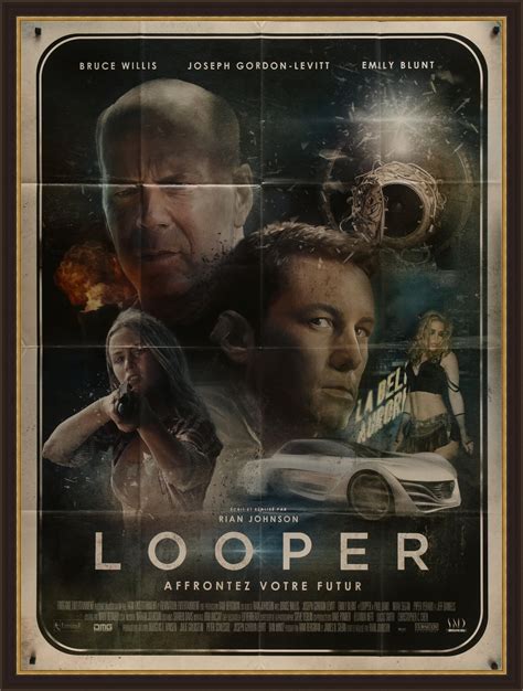 Looper 2012 Original Movie Film Poster Art Of The Movies