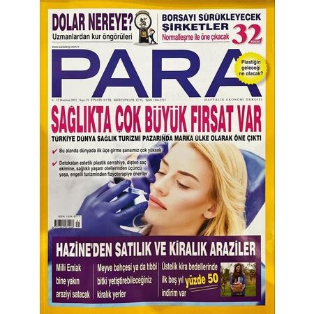 Para Dergisi Say Fiyatlar Ve Zellikleri