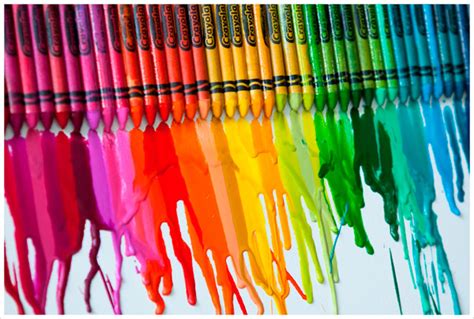 Lienzos Con Crayones Derretidos Decorar Hogar