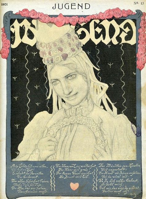 Jugend Cover Art Art Deco Advertising Advertising Poster Magazine Art