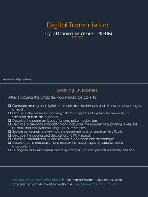 Digital Transmission | PDF | Data Transmission | Modulation