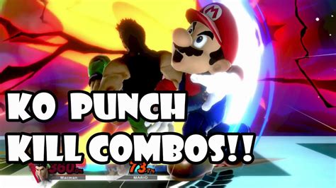 Ko Punch Kill Combos Smash Ultimate Youtube