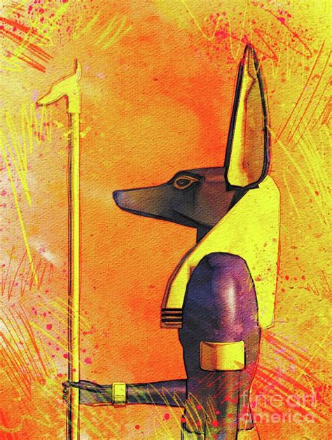 Egyptian Jackal God Anubis