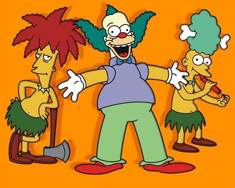 Krusty The Clown Sideshow Bob And Sideshow Mel