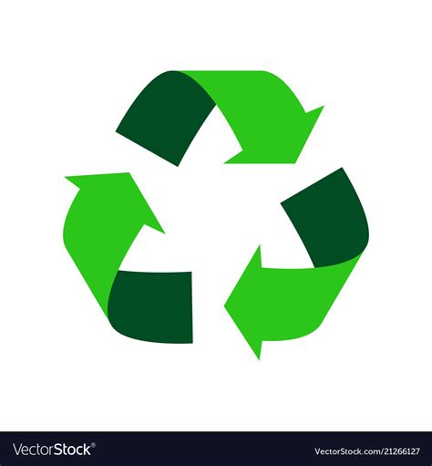 Green Recycle Logo Royalty Free Vector Image Vectorstock