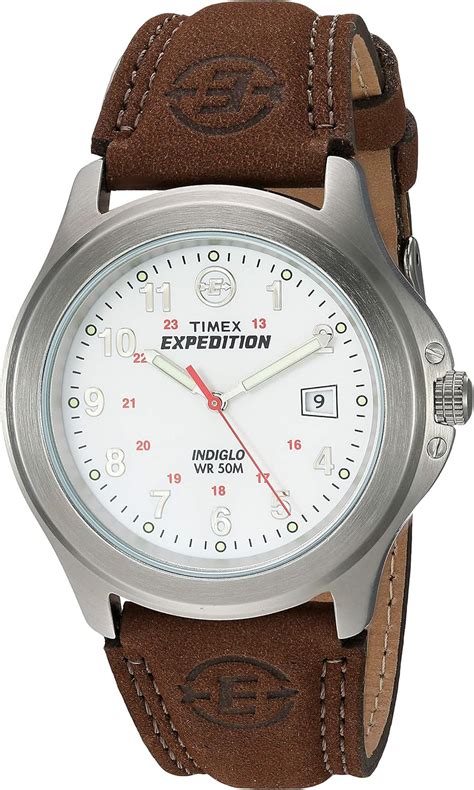 Timex Homme T44381D7 Expédition Quartz Analogique Blanc