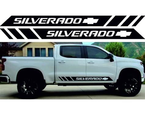 Silverado Rst Decals Fits Truck Chevrolet Silverado Bedside Chevy