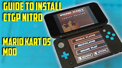 How To Install The Nintendo Ds Mod Ctgp Nitro Youtube