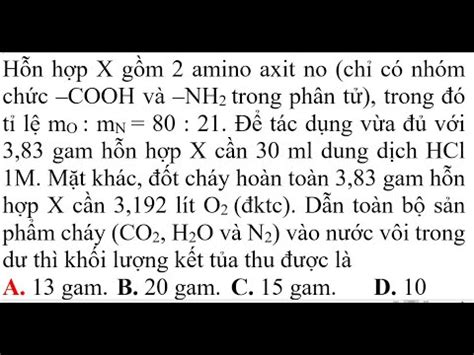 Hỗn hợp X gồm 2 amino axit no chỉ có nhóm chức COOH và NH2 trong