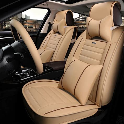 High Quality Full Set Car Seat Covers For Cadillac Xts 2016 2013 Breathable Durable Comfortable