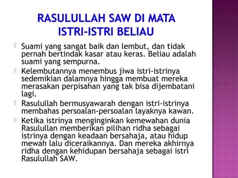 Kehidupan Sosial Nabi Muhammad Saw Ppt