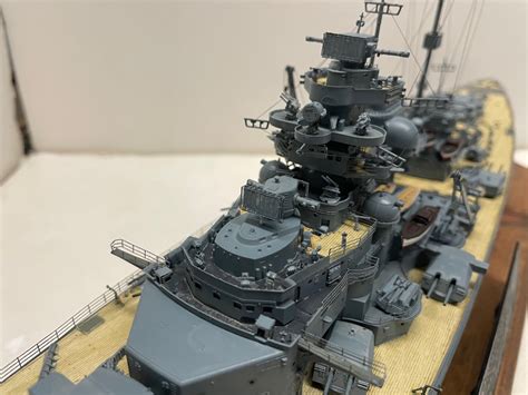 German Battleship Bismarckdetailed Ship Model 1/350 Scale - Etsy