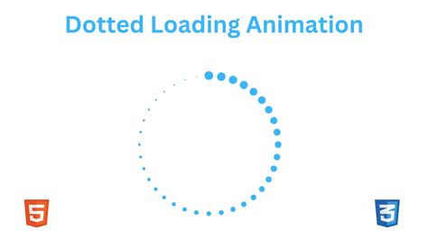 Dot Loader Animation Html Css Dotted Loading Animation Youtube