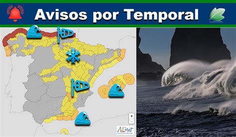 La AEMET Ya Ha Activado Avisos De Nivel Rojo Por Oleaje Y Naranjas O