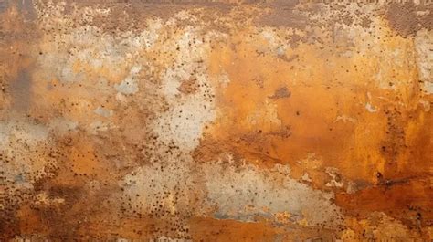 Weathered Patina Rusty Old Metal Texture With Scratched Background