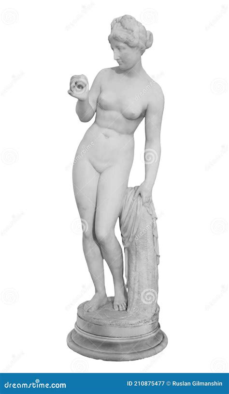 Ancient Marble Statue Of A Nude Woman Antique Naked Female Sculpture Stock Image Image Of
