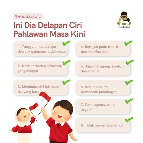 Jaringan Gusdurian Ini Dia Delapan Ciri Pahlawan Masa Kini Atmago