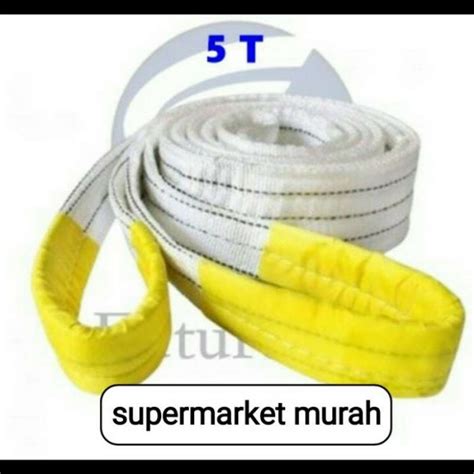 Promo Webbing Sling Belt Ton X Meter Tali Sabuk T X M Diskon