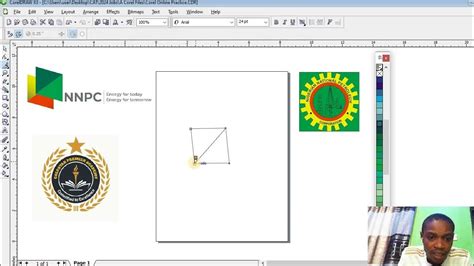 Corel Draw Tutorial on How to Design New NNPC Logo - YouTube