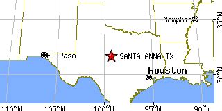 Santa Anna, Texas (TX) ~ population data, races, housing & economy