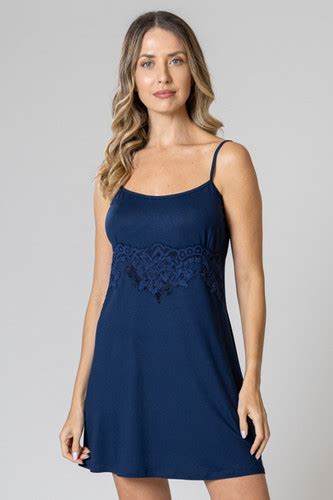 Camisola Curta Alice Azul Mari M Lingerie Br