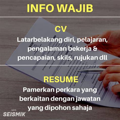 Ini 6 Point Penting Untuk Buat Resume Terbaik Sebelum Apply Kerja