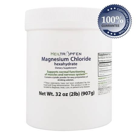 Magnesium Chloride Hexahydrate Pharmaceutical Grade Mgcl