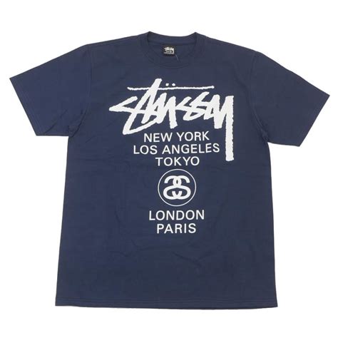 新品 ステューシー Stussy World Tour Tee ワールド ツアー Tシャツ 200009120147 半袖tシャツ