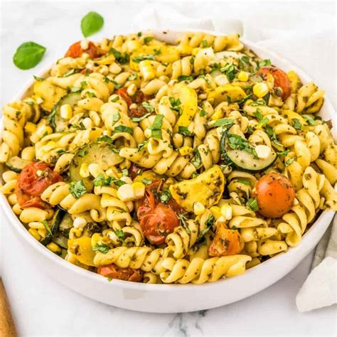 Pesto Pasta Salad Recipe This Healthy Table