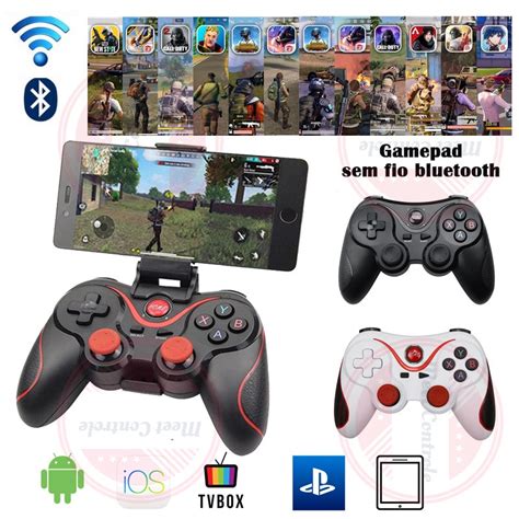 T3 Wireless Bluetooth Gamepad Controller Para Ios Android Pc Smart TV