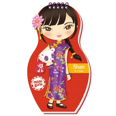 Trötsch Mal und Stickerbuch Mini Girls Shan in China Malbuch