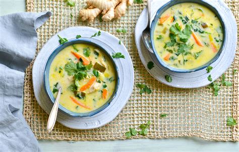 Chicken Ginger And Coconut Soup Nourishing Meals®