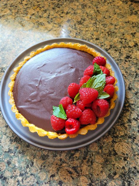 Chocolate Raspberry Tart Rbaking