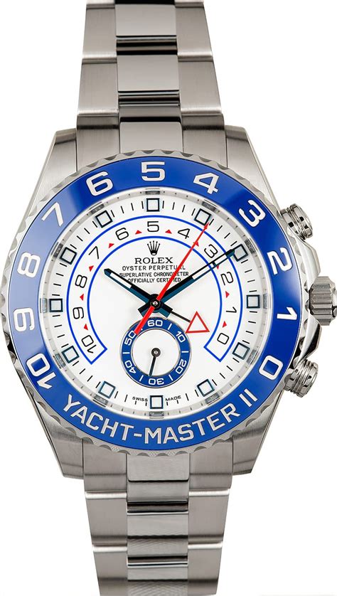 Rolex Yacht Master Ii Stainless Steel 116680 Certified Pre Owned