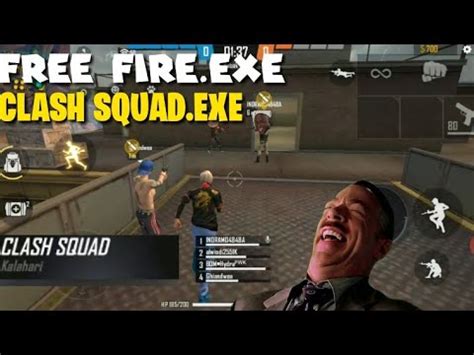 CLASH SQUAD EXE FREE FIRE EXE YouTube