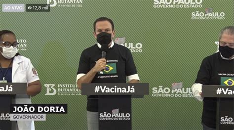 Governo de SP autoriza imediata distribuição da vacina para todos os