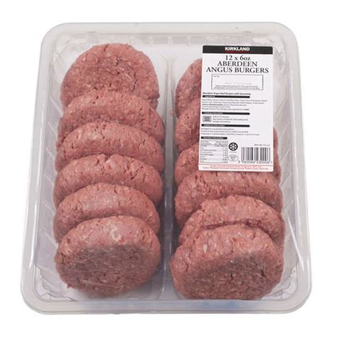 Kirkland Signature Aberdeen Angus Beef Burgers X Oz