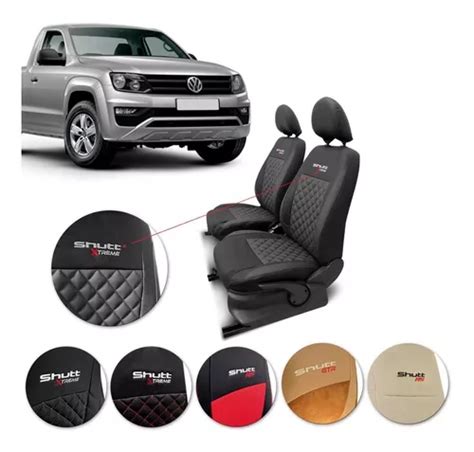 Capa De Banco Amarok 16 A 19 Cs Couro Shutt Xtreme Rs Gtr