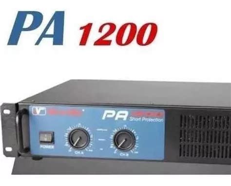 Amplificador Potência New Vox Pa 1200 600w Rms Parcelamento sem juros