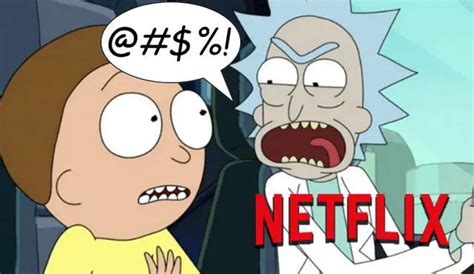 Netflix Rick Y Morty Temporada 4 Con Censura HBO Adult Swim Cine