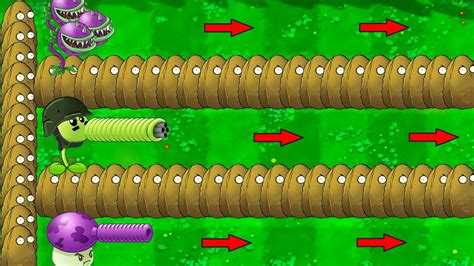 99 CHOMPER Vs 99 GATLING PEA Vs 99 FUME SHROOM Destroy 99 GIGA