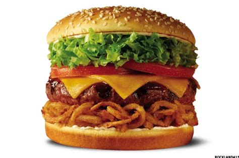 10 Ridiculously Unhealthy Fast Food Burgers Thestreet