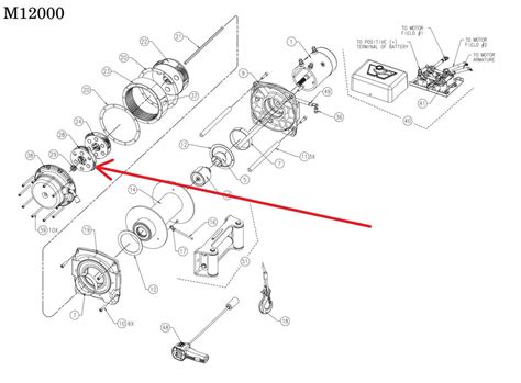 Warn 98764 15643 Winch Carrier Assembly Stage 1 M12000 Series Ind