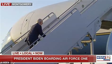 Biden Stumbles Again While Climbing Up Stairs To Speak In Philadelphia