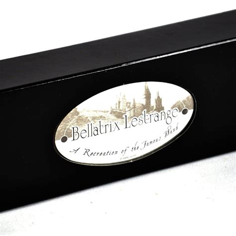 HARRY POTTER OFFICIAL BELLATRIX LESTRANGE PROP REPLICA WAND NAME CLIP