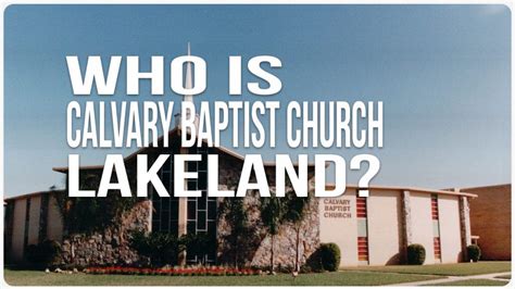 About Calvary Baptist Church