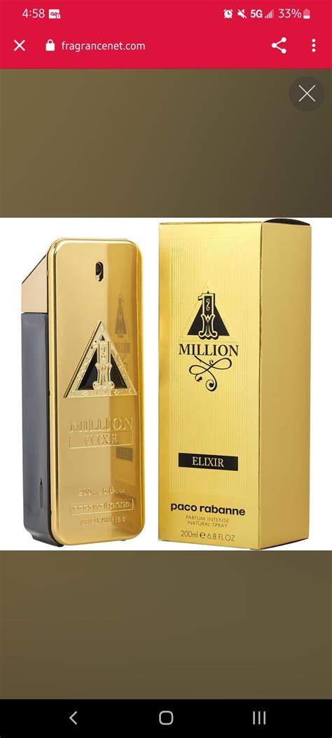 Million Absolutely Gold Rabanne Cologne Een Geur Voor Heren